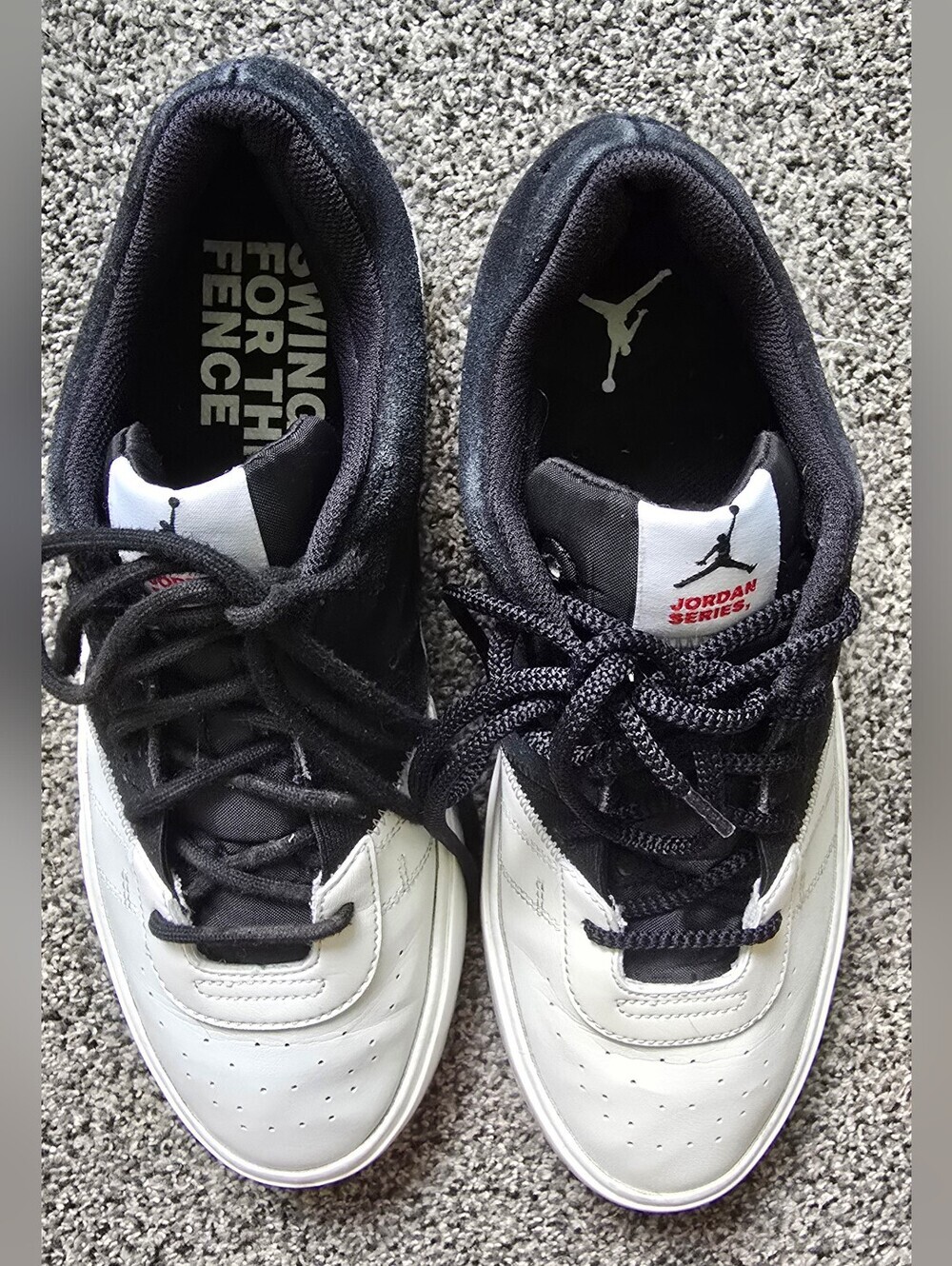 Jordan Series ES Low "Black White" Sneakers Mens Size 11.5 - Picture 5 of 11